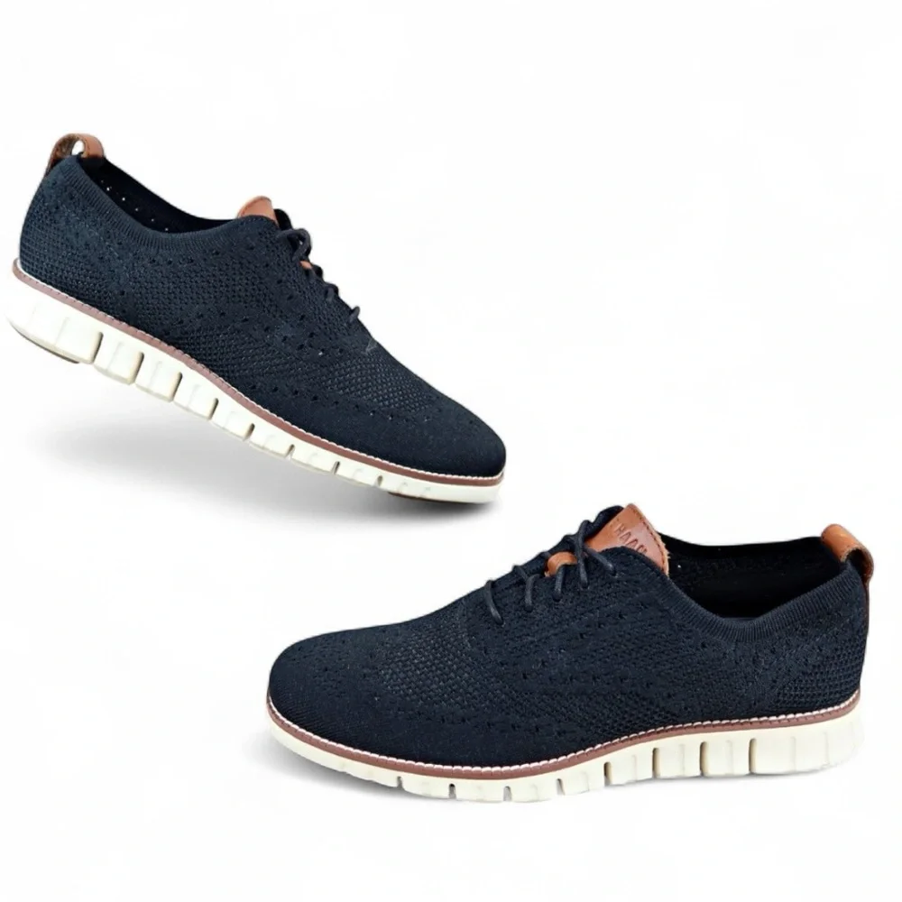 Men's Cole Haan ZERØGRAND Remastered Stitchlite™ Wingtip Oxfords Sz 11 like new!